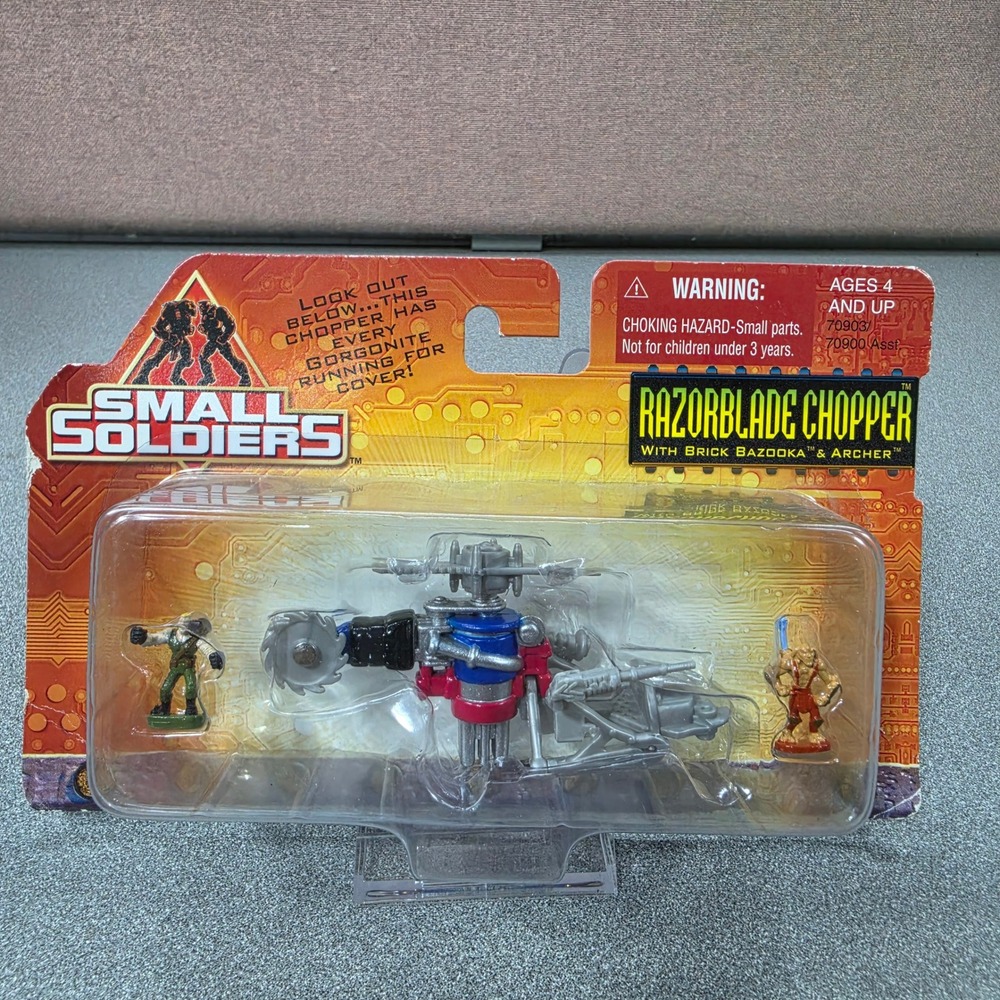 Kenner Small Soldiers Razorblade Chopper Toy Set NIB Archer Brick Bazooka 1998